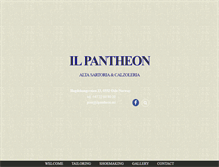 Tablet Screenshot of ilpantheon.no